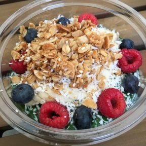 Gluten-free acai bowl from Latin Beet Kitchen